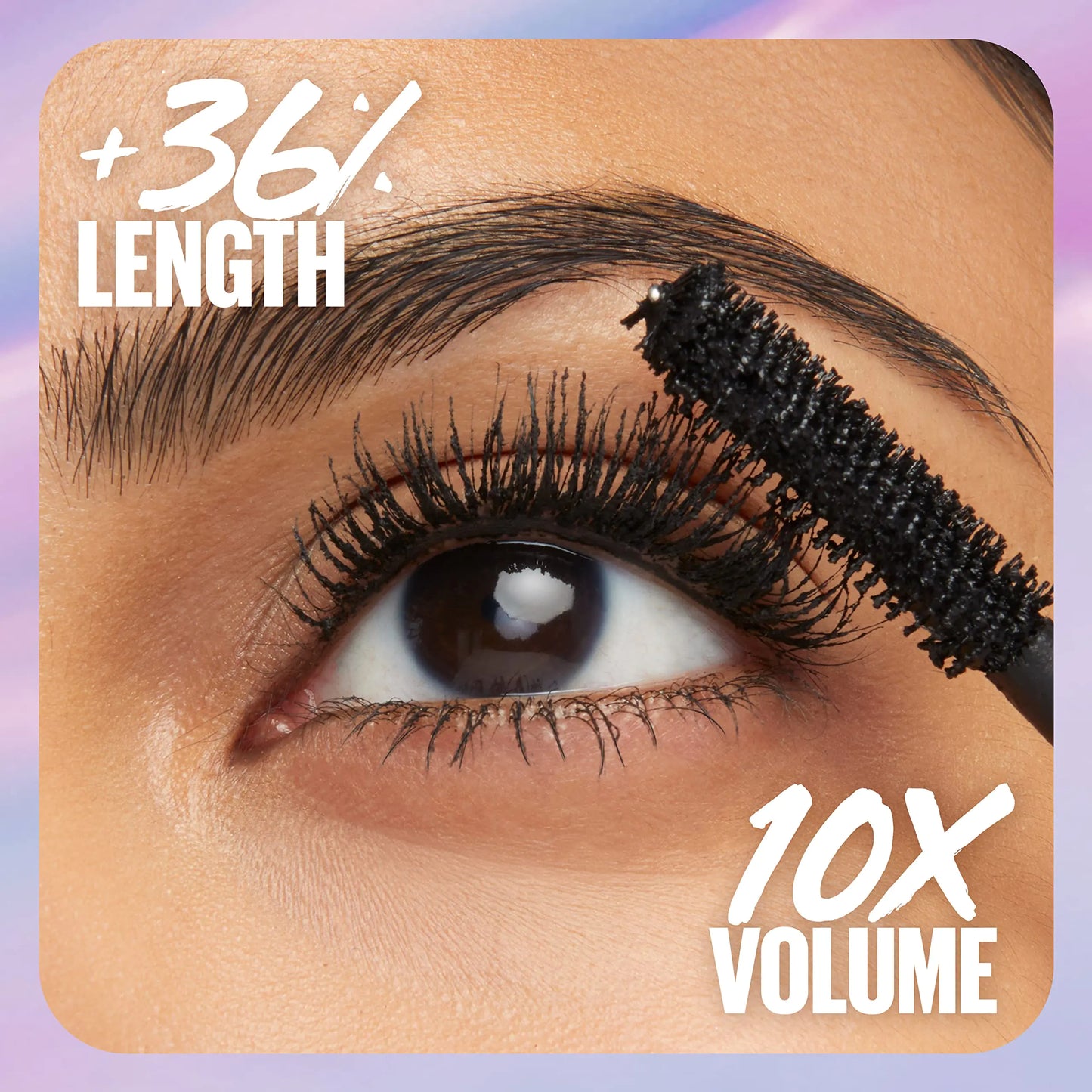 Maybelline The Falsies Surreal Extensions Washable Mascara, Volumizing, Lengthening Mascara Make Up, Brownish Black, 1 Count 0.33 Fl Oz (Pack of 1)