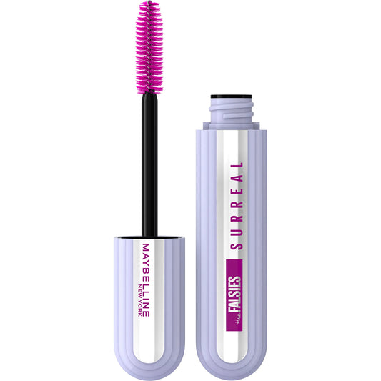 Maybelline The Falsies Surreal Extensions Washable Mascara, Volumizing, Lengthening Mascara Make Up, Brownish Black, 1 Count 0.33 Fl Oz (Pack of 1)